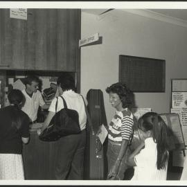 Conservatorium of Music - Students Queuing at the Counter of the Student Inquiry Office