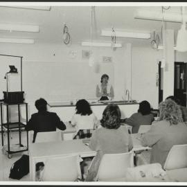 Faculty of Nursing - Students Listening to Lecturer in One of the Science Laboratories