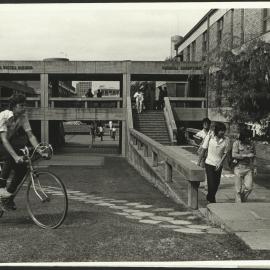 Students Outside Peter Nicol Russel Building, Engineering Opposite the Old Building in Maze Crescent