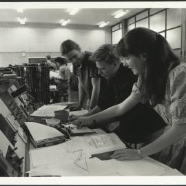 Second Year Electrical Engineering Students in Laboratory