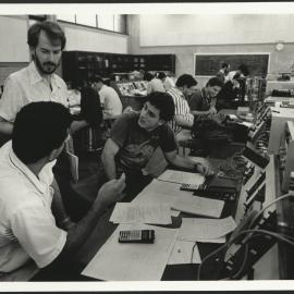 Second Year Electrical Engineering Students in Laboratory