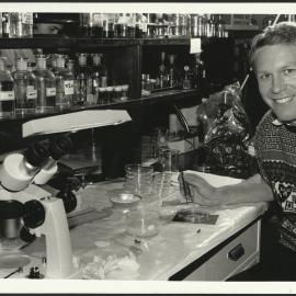 Biology Laboratory - A Student Cultivating Cells