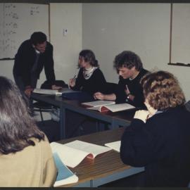 A Small Group Tutorial in the Maths Learning Centre