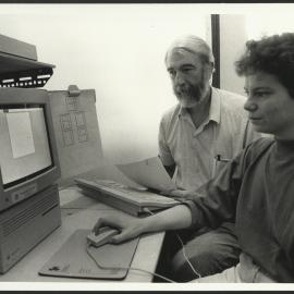 Psychology Cognitive Processes Laboratory - Dr CR Latimer Tests Ms C Stevens in a Character Recognition Experiment