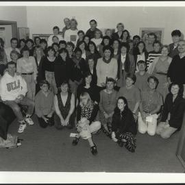Fourth Year Social Work Students at Their Last Meeting in 1992