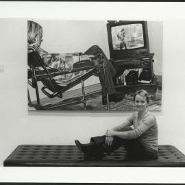 Sydney College of the Arts Student Julie Fragar and Her Self-Portrait "Wassily Chair"