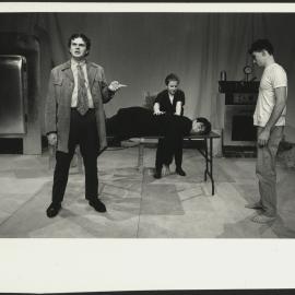 Sydney University Dramatic Society (SUDS) Rehearsing a Scene from Sam Shephard's 'The Curse of the Starving Class' 