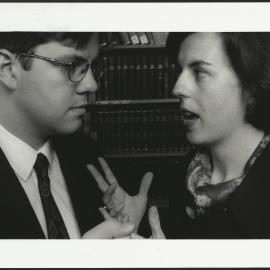 Law Moot Champions Matthew McLennan and Jane Doolan