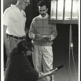 Architecture Students Testing Light Level of Fitting