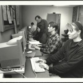 Health Sciences Students Working in a Computer Laboratory
