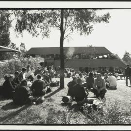 Students Sitting on Lawns at Cumberland Campus