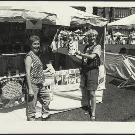 Women's Collective Staff at Orientation Week - Left to right: Kerry Parnell, Emma Synnott and Julie Goswell.