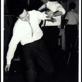 Tony Martin doing the Limbo at the Botany III Party