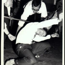 Ross Higginson doing the Limbo at the Botany III Party