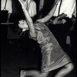 Jan Jacobs doing the Limbo at the Botany III Party