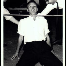 Roger Carolin doing the Limbo at the Botany III Party