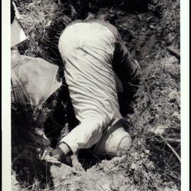 Roger Carolin Digging a Soil Pit