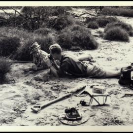 Derek Anderson Photographing Plants near Bourke