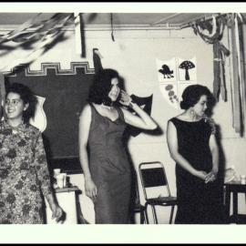 Guests at the Botany III Middle Evil Party