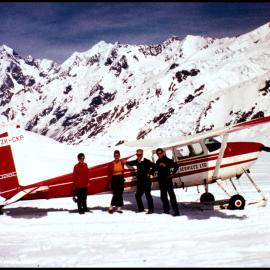 Botany Staff at the Tasman Glacier, New Zealand