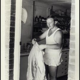 Roger Sheen after a Spill in Botany Laboratory