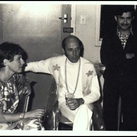 Jan Jacobs, Peter Valder and Asrar Khan at Botany Flower Party