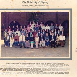 Master of Education and Diploma TESOL Programs 1995 Class Photograph