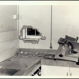 Break in at the Welfare Canteen