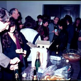 Drinks in the Botany Foyer for Professor John Thomson's Retirement Dinner