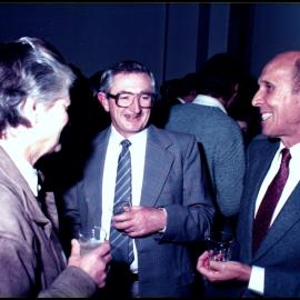 Bob MacIntosh and Peter Valder at John Thomson's Farewell Dinner