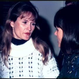 Penny Goulter and Cheryl Handford at John Thomson's Farewell Dinner