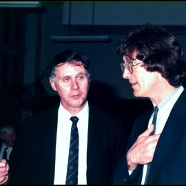 Frank Nicholas and Dave Briscoe at John Thomson's Farewell Dinner