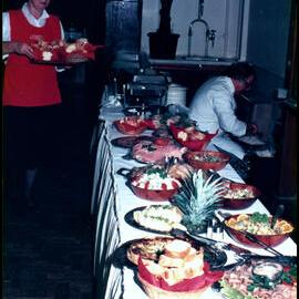 John Thomson's Farewell Dinner in the Joseph Banks Laboratory