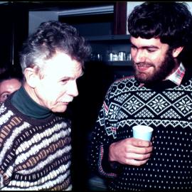 Tony Martin and John Pannell at John Thomson's Farewell Dinner