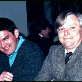 Michael Cole and Alan Walker at John Thomson's Farewell Dinner