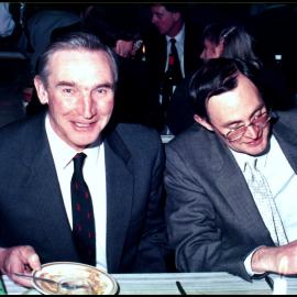 Peter Myerscough and Dick Frankham at John Thomson's Farewell Dinner