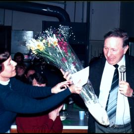 Jan Jacobs and Dan Anderson at John Thomson's Farewell Dinner