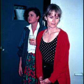 Ann Egan and Penny Goulter at Professor Ron Skurray's Welcome Party