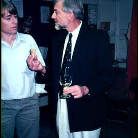 Neville Firth and Ron Skurray at Professor Ron Skurray's Welcome Party