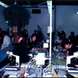 Students in Botany Lab on Schools Day