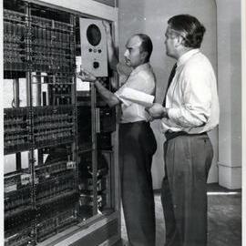 Brian Swire During SILLIAC Construction