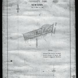 Plan and Section, University Park, Newtown