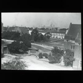 Wilkinson Axis, View Across Science Road to the Physics Building
