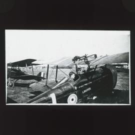 RW Howard in his Aeroplane