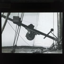 Working Boom on Station Yacht Thistle