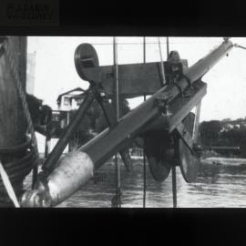 Working Boom on Station Yacht Thistle