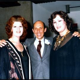 Peter Valder with National Symphonia Singers Heather Begg and Nicola Waite