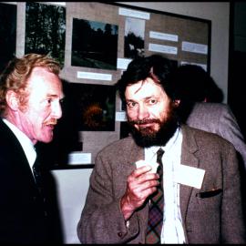 Derek Anderson and George Scott at the Joseph Banks Lab Dinner
