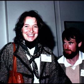 Judy West and Laurie Haegi at the Joseph Banks Lab Dinner