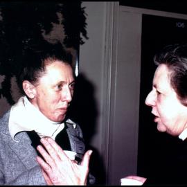 Helen Hewson and Mary Hindmarsh at the Joseph Banks Lab Dinner